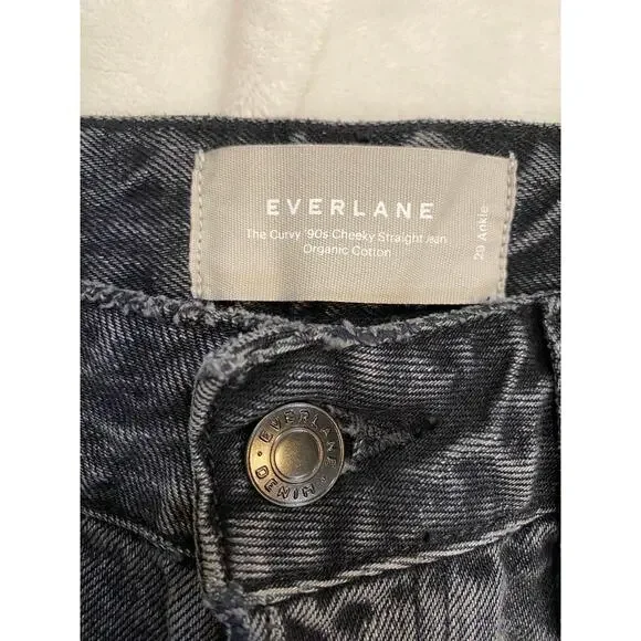 Everlane Women's The 90’s Cheeky Black Jeans - Picture 8 of 12